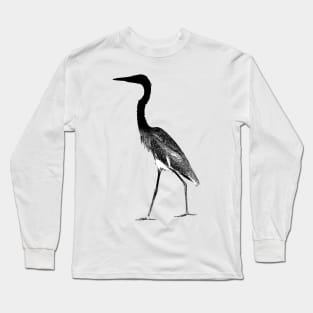 Great Blue Heron Fathers Day Long Sleeve T-Shirt